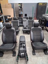 18-19 Ford Explorer 3 Row Seat Set Leathersuede Wconsole Oem 6 Month Wnty