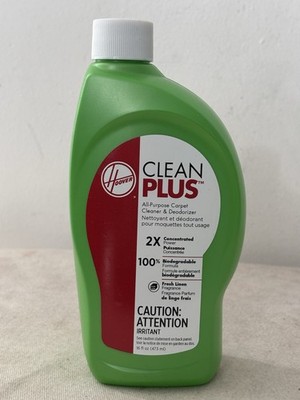 Sealed Hoover Clean Plus All Purpose Carpet Cleaner 2X Concentrated Power 16 oz