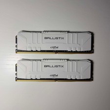 Crucial Ballistix White 16GB DDR4 Kit (2x8GB) 3200MHz, CL16