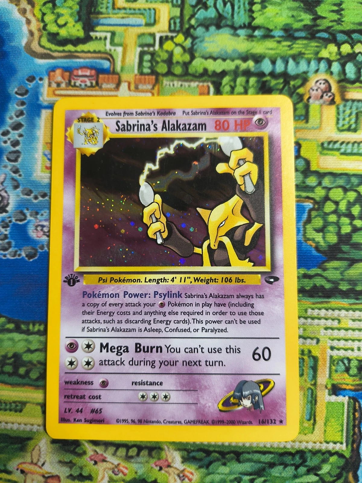 Sabrina's Alakazam - Gym Challenge (2000) #16/132 | 1st Edition Holo Rare Lp