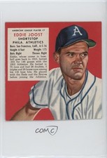 1953 Red Man Tobacco All-Star Team Cut Tab Eddie Joost #7 0c6