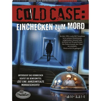THINK FUN Cold Case: Einchecken zum Mord, Rätselspiel