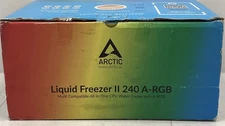 Arctic Liquid Freezer II 240 A-RGB AIO RGB 200-1800RPM Liquid CPU Cooler, Black