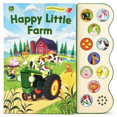 Happy Little Farm (John Deere Kids: Children's Interactive 10-Button Early B...