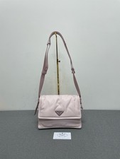 Prada Cini Small Pink Nylon Messenger Bag Shoulder Crossbody Top Handle Bag
