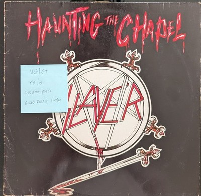 Slayer Haunting the Chapel Vinyl Schallplatte sehr guter Zustand/G+ RR125508 1984