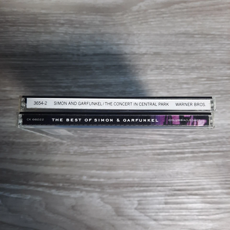 Simon & Garfunkel CD Lot of 2 – Folk Rock – Best Of, Central Park Concert Foto 4 de 4