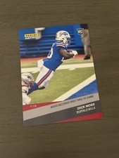 2020 Panini Instant NFL Rookies /92 #96 ZACK MOSS Football Card Rookie RC. rookie card picture