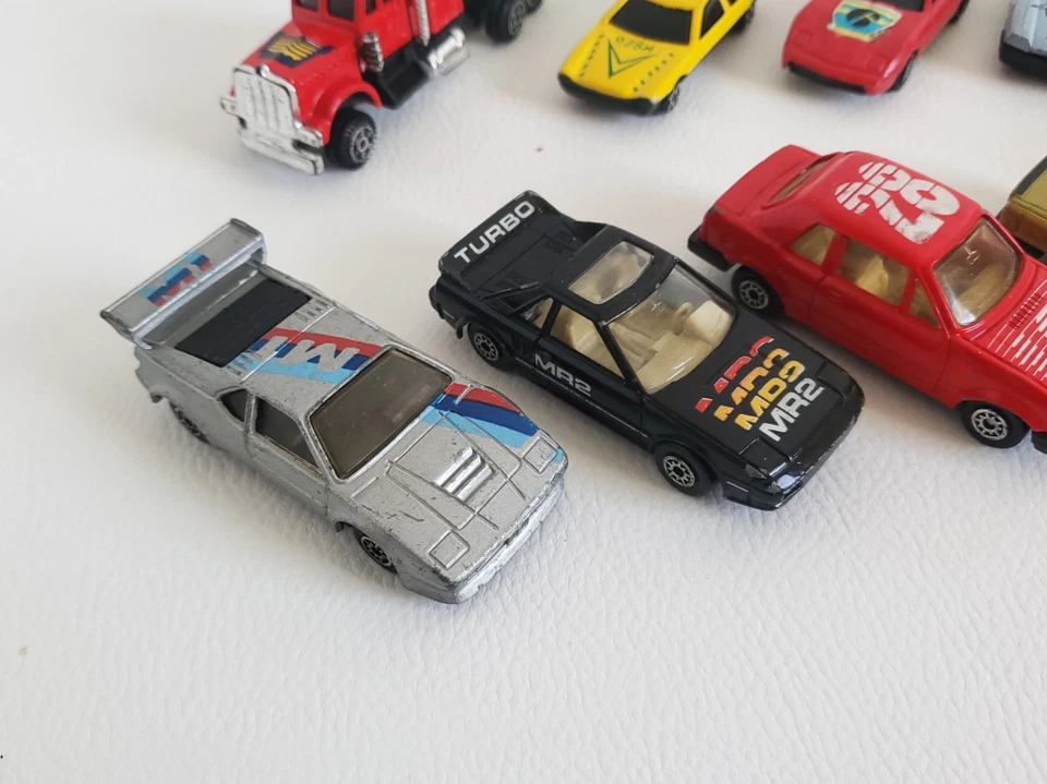 MC Toy Zylmex Mini Auto Vintage Metallo Plastica Macau Cina - Lotto Di 15 - BE - Immagine 2 di 4