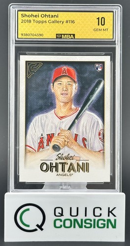 SHOHEI OHTANI 2018 TOPPS GALLERY #116 ROOKIE ANGELS MBA 10 Q6995