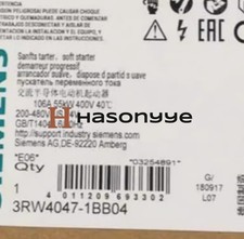 New In Box Siemens soft starter 3RW4047-1BB04 us free tax