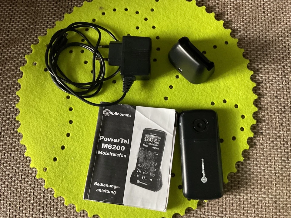 Amplicomms M 6200 Großtasten Handy Mobiltelefon! - Bild 2 von 2