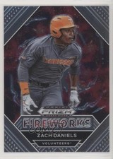 2020 Panini Prizm Draft Picks Fireworks Zach Daniels #PDP180 10uo