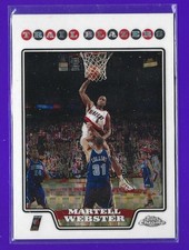 Martell Webster 2008-09 Topps Chrome #125 XFractor /288