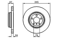 2X Bremsscheibe Hinten Bosch 0 986 479 005 FÜR BMW Bremsscheiben Scheibenbremse