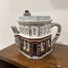 Eastenders Queen Victoria Ceramic Teapot Annie Rowe BBC Collectible Pub Ornament