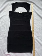 Black FIGA Women's Dress Size S , Bandage Dress, Fits Like 2/4