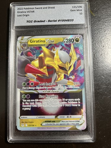 Pokemon Lost Origin Giratina VSTAR 131/196 TCC Graded Gem Mint 10