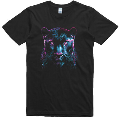 Panther Herren T-Shirt Print Regular Fit 100% Baumwolle Tee