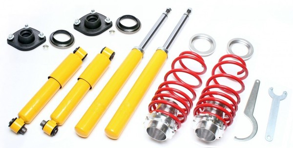 Ta Technix Gewindefahrwerk + Domlager Va + Teilegutachten - Saxo + Peugeot 106-image