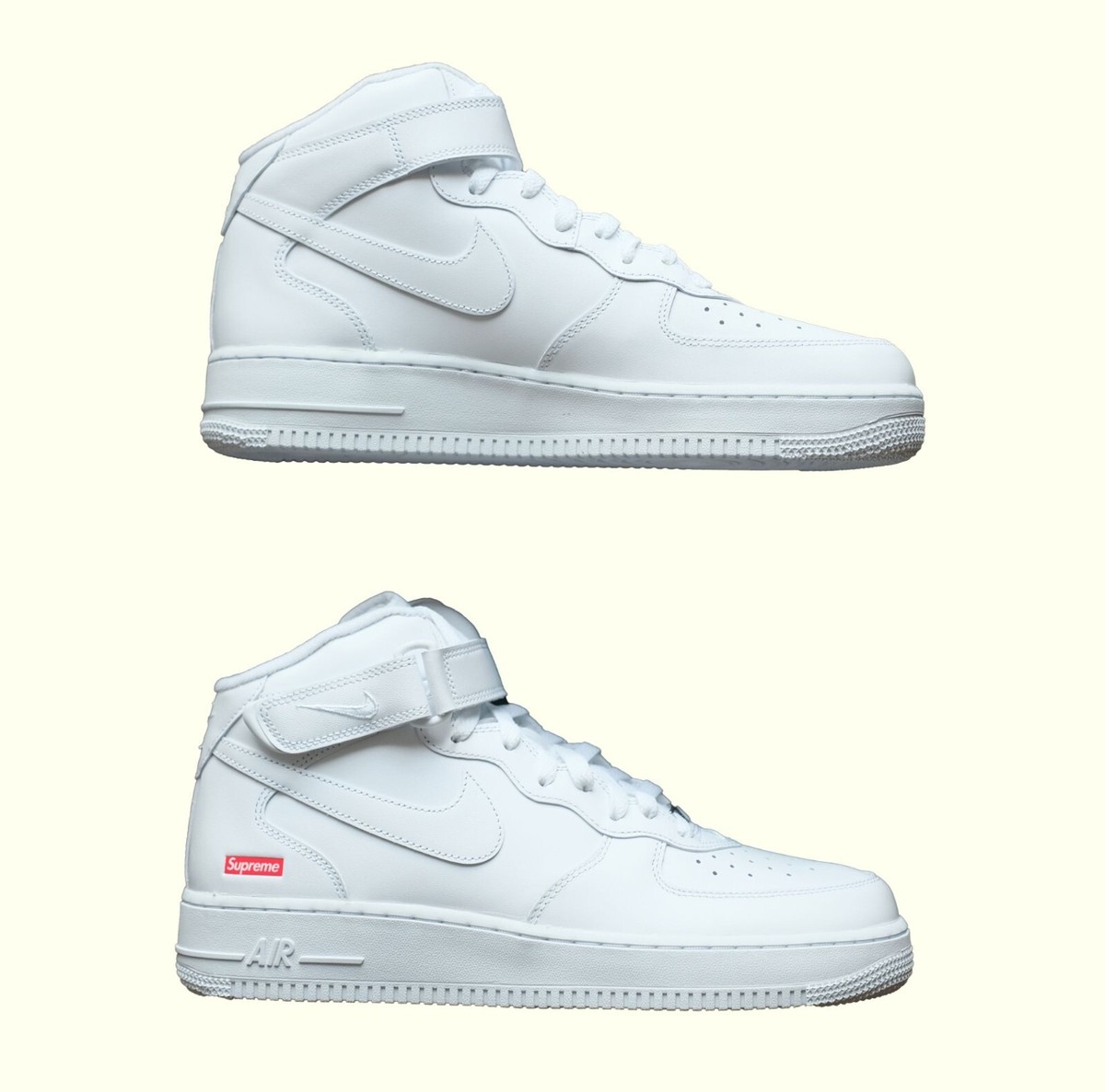SUPREME NIKE AF1 MID AIR FORCE 1 SP SHOES MENs SZ 10 WOMENs