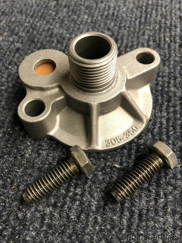 SB Oil filter Adapter SBC BBC Chevy GMC GM spin on w/ bypass New in box w/bolts