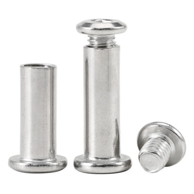 A2 Stainless Steel Hex Socket Chicago Screw Bind Screw Rivets Belt Leather Craft