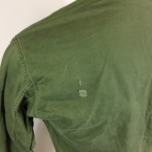 Vintage 60s USMC Stencil Vietnam War Green Field Uniform Shirt Jacket Military M - Picture 8 of 8
