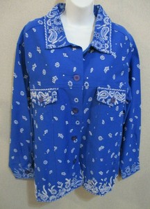 blue bandana sweater