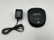 Sony Discman Vintage Portable CD Player D-162CK Digital Mega Bass Charger - USED