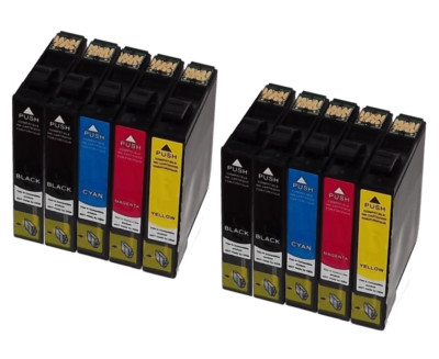 10 XL Druckerpatronen für EPSON Stylus SX100 SX105 SX110 SX115 SX200 SX200W 210