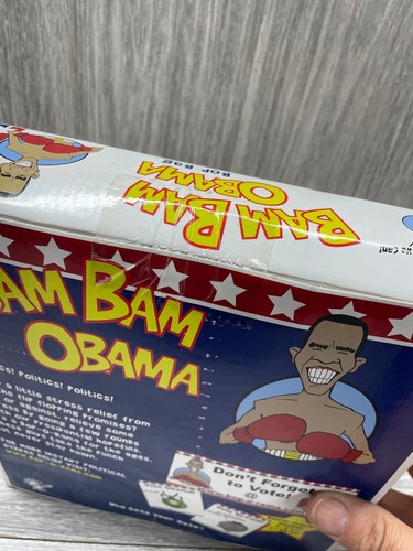 Bam Bam Obama Inflatable Punching Bop Bag new in box - Picture 5 of 10