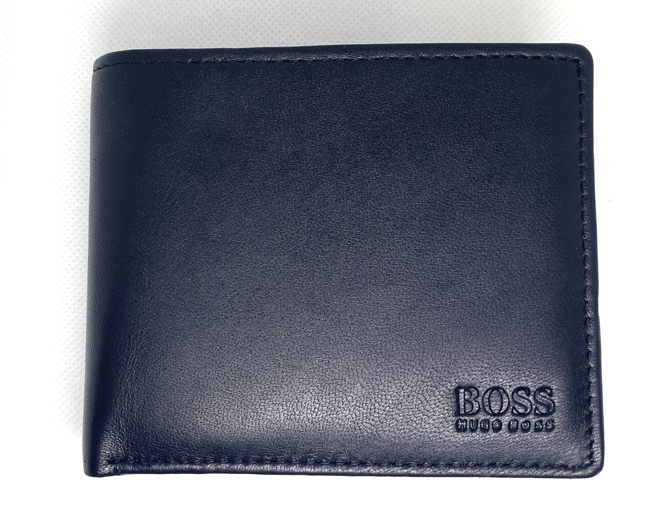 Hugo Boss Leder-Geldbörse für Herren - Schwarz (hbeu50250331_001 