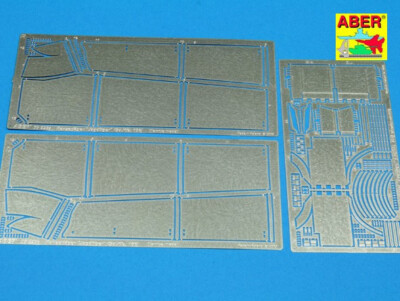Sd.Kfz. 186 JAGDTIGER FENDERS PHOTO-ETCHED SET to TAMIYA, TAKOM #35229 1/35 ABER
