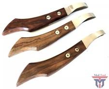 Set of 3 Farrier Loop Knives Hoof Knife Farrier Tool Small, Medium, Large