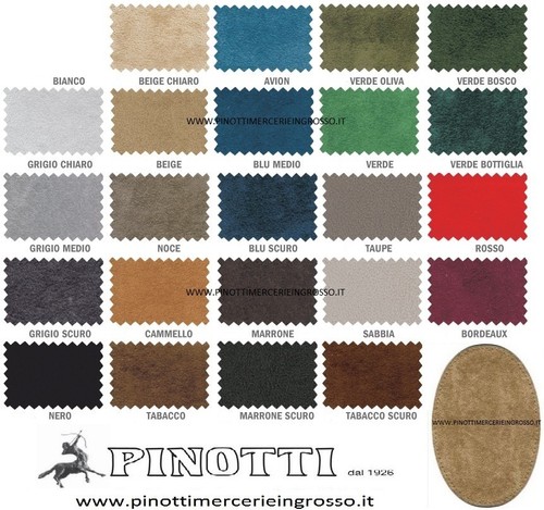 MINI TOPPE OVALI SCAMOSCIATE TERMOADESIVE CM 13X9-ASSORT.DA 24 PAIA IN 24 COLORI - 第 1/1 張圖片