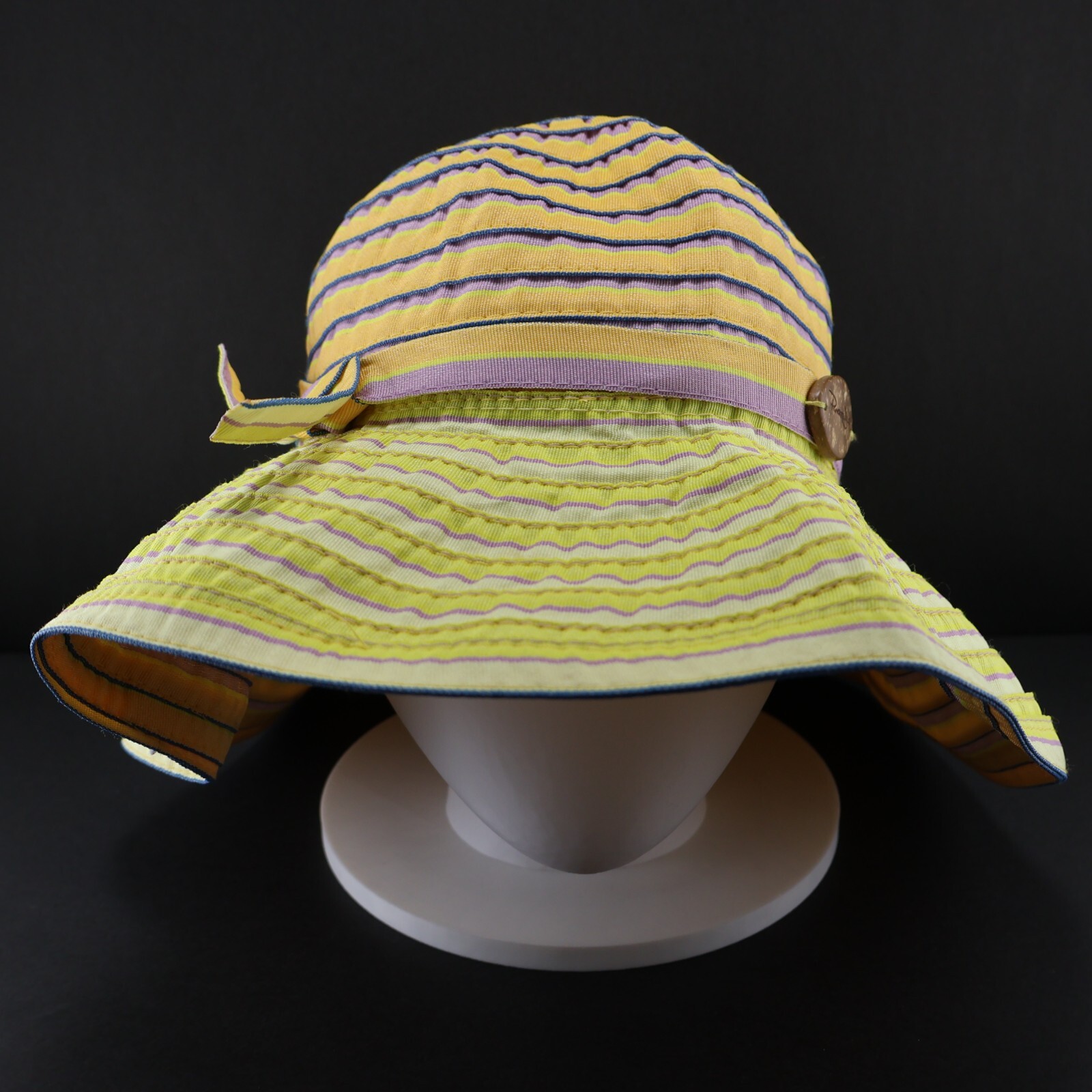 Panama Jack Ladies Yellow Sun Hat, One Size