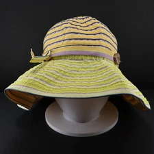 Panama Jack Ladies Yellow Sun Hat, One Size