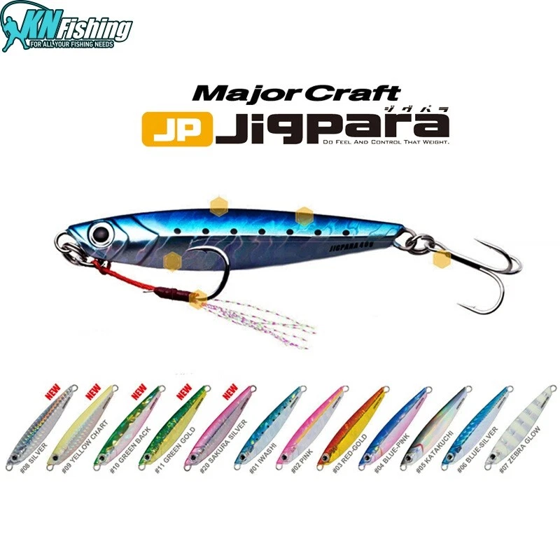 MAJOR CRAFT JIGPARA Shore Jigging Sea Fishing Japón 20gr 30gr  Foto 2 de 3