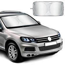 Foldable Jumbo Extra Large Sun Shade Truck Van Car Windshield Visor Block Cover Foldable Jumbo Extra Large Sun Shade Truck Van Car Windshield Visor Block Cover
