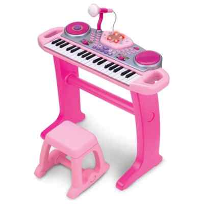 KEYBOARD für Kinder Musik Instrument Piano Klavier mit HOCKER Geschenk