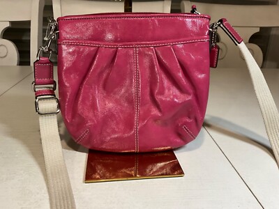 Leather Coach Pink Bag COACH Soho 9541 Baby Pink Leather Bag Hobo