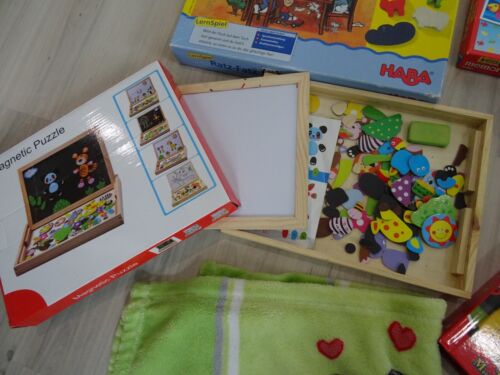 Spiele Set Kinder ab 3/4 - Haba Willi Wackel Memory Decke Nanu Holzlaptop - Bild 9 von 16
