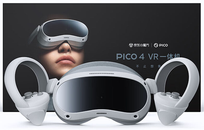 PICO4 128/256GB All-in-One VR Headset Glasses White Lightweight 