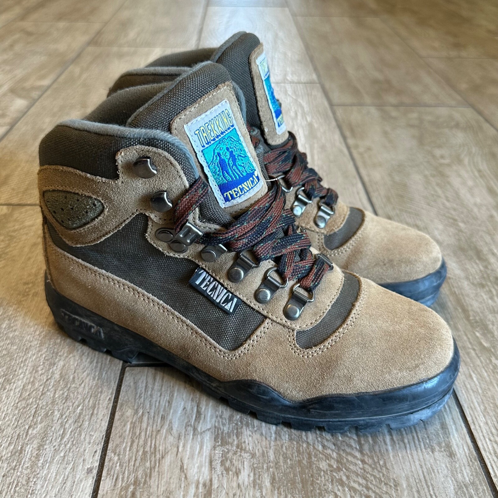 Tecnica Trekking Mesa Hiking Mountaineering Ankle Boot Suede Mesh Women’s Sz 7.5