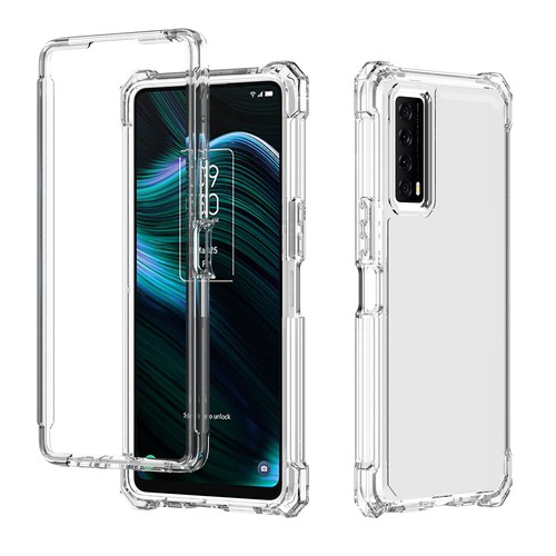 For TCL Stylus 5G Heavy Duty Case Full Cover Rugged Shockproof w/ Tempered Glass - Photo 2 sur 10