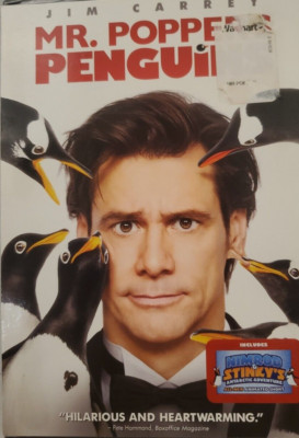 MR. POPPER'S PENGUINS (DVD, 2011) COMEDY JIM CARREY CARLA GUGINO- NEW SEALED