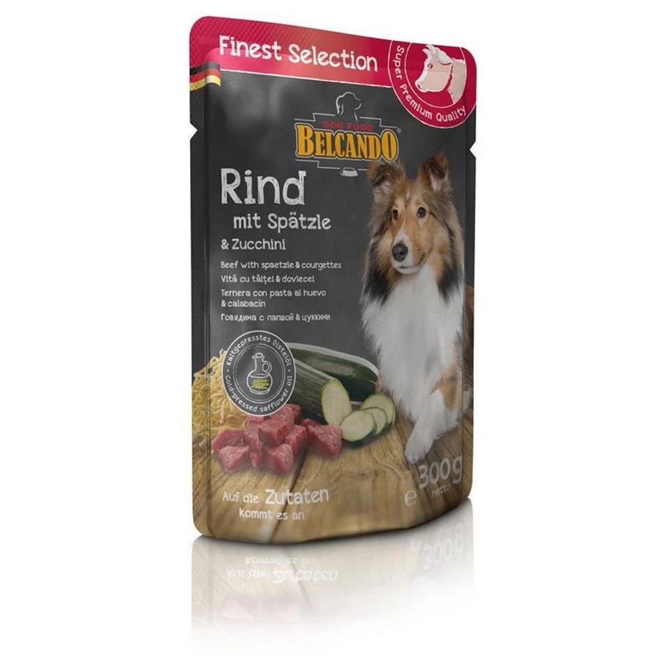 Belcando 6 x 300g Rind und Spätzle mit Zucchini Frischebeutel - Bild 2 von 2
