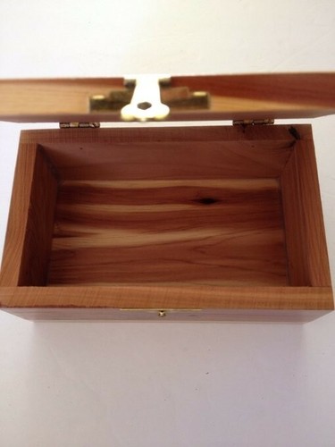 Cedar Box Chest Souvenir Washington D.C Vintage Trinket Holder Wood 5 1/4" X 3 - Picture 2 of 4