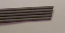 5 Conductor flat ribbon wire, gray, 6 feet